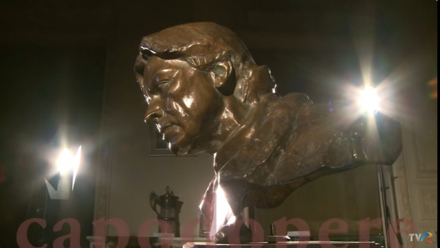 „Pastila de artă”: Cum a creat Gheorghe Anghel bustul lui George Enescu | VIDEO 