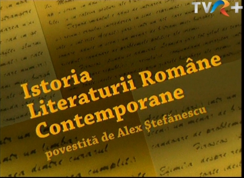 Istoria literaturii române contemporane 