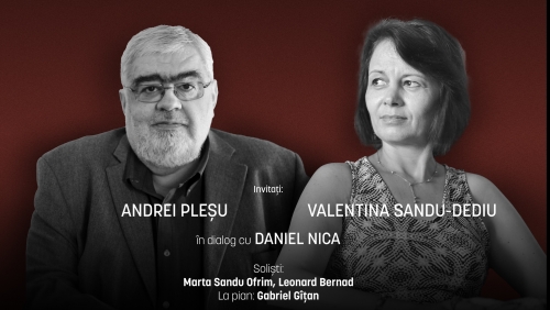 Conferința „În rând cu lumea”, cu Andrei Pleșu și Valentina Sandu-Dediu, în direct de la Opera Națională București, în 16 aprilie, la TVR Cultural  