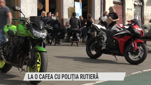 La o cafea cu Poliția Rutieră | VIDEO