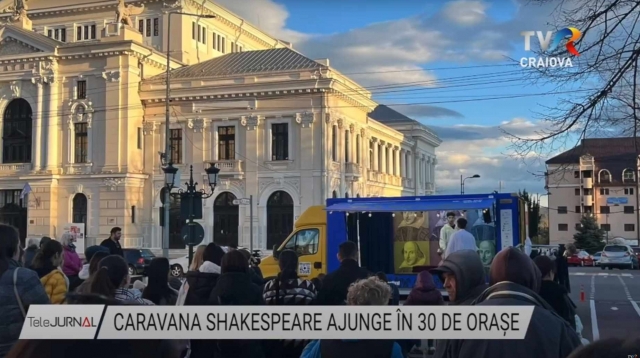Caravana Shakespeare ajunge în 30 de orașe | VIDEO