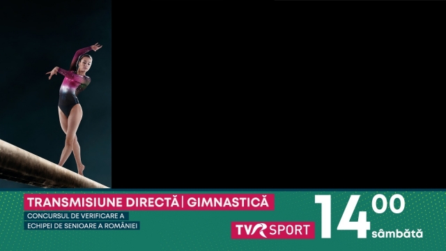 Gimnastica artistică de la Timişoara, la TVR 2 şi TVR Sport