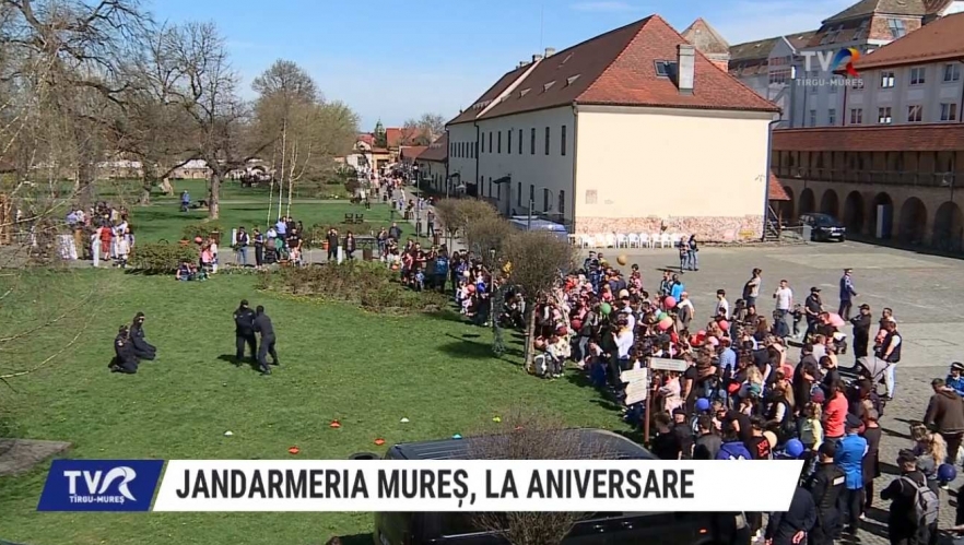 Jandarmeria Mureș, la aniversare | VIDEO