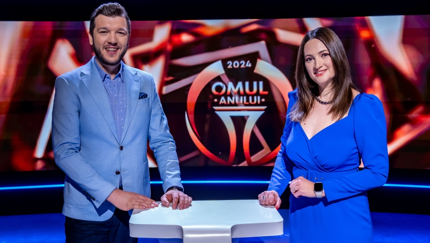 Mădălina Dobrovolschi şi Bogdan Muzgoci, gazdele campaniei „Omul anului” la TVR