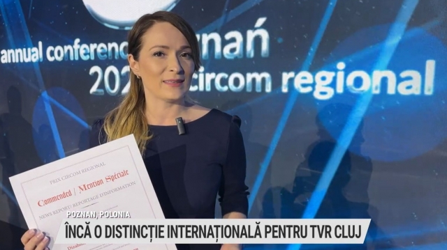 Încă o distincție internațională pentru TVR Cluj | VIDEO