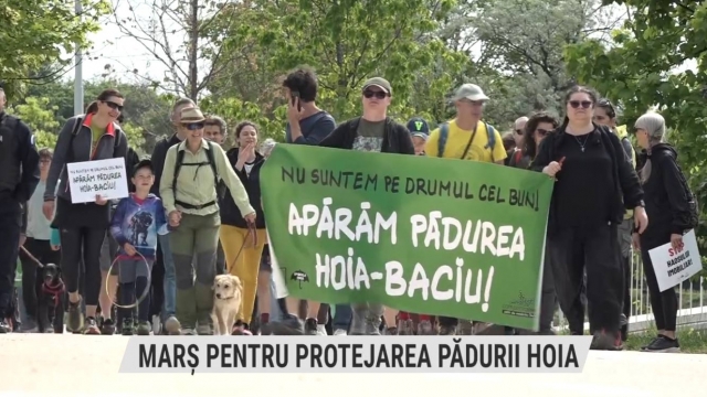 Marș pentru protejarea Pădurii Hoia | VIDEO
