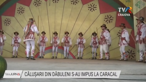 Călușarii din Dăbuleni s-au impus la Caracal | VIDEO
