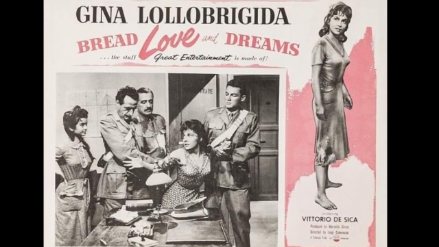 „Pâine, dragoste și fantezie”, un film de cinematecă din 1953, cu legendarii Vittorio de Sica și Gina Lollobrigida, în 21 iulie, la TVR Cultural 