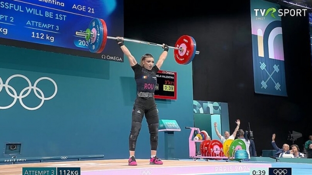 Mihaela Cambei, vicecampioana olimpică la haltere