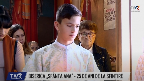 Biserica „Sfânta Ana” - 25 de ani de la sfințire | VIDEO