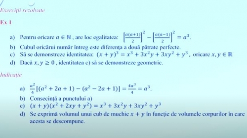 TELEȘCOALA: Matematică, clasa a VIII-a, elemente de aritmetică (III) / VIDEO