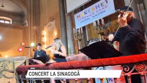 Concert într-o sinagogă ascunsă, la Arad | VIDEO