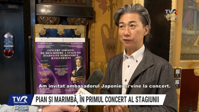 Pian și marimbă, în primul concert al stagiunii | VIDEO