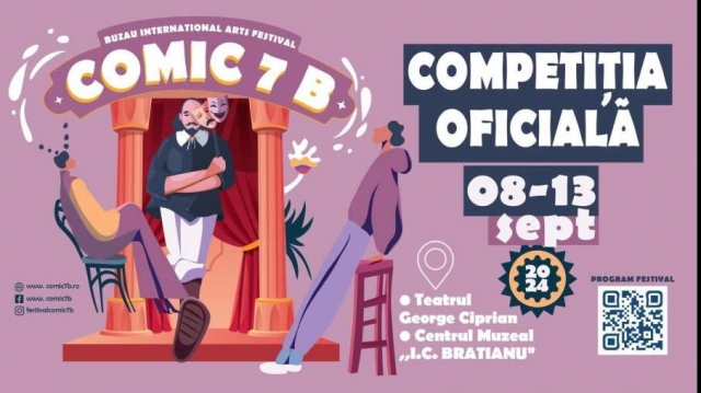 Festivalul Internațional de Teatru Independent Comic 7 B aduce spectacole de excepție la Buzău