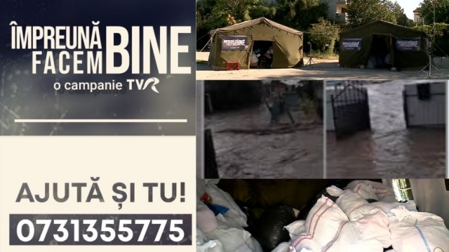 Campania TVR continuă: un nou camion a plecat către sinistrați