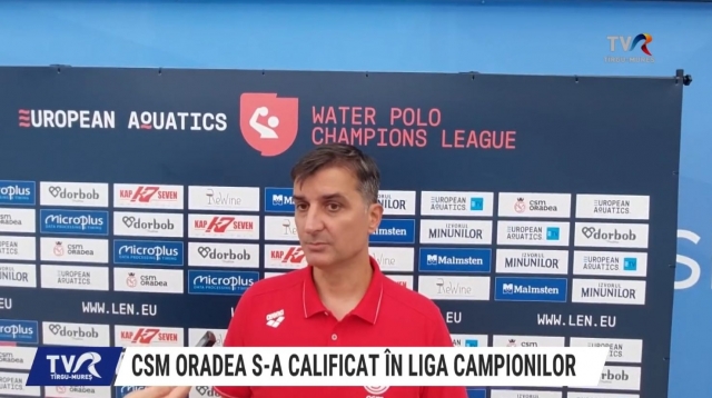 CSM Oradea s-a calificat în Liga Campionilor la polo | VIDEO