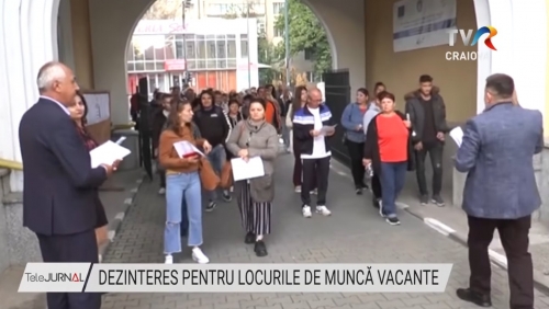 Dezinteres pentru locurile de muncă vacante | VIDEO