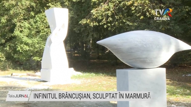 Infinitul brâncușian, sculptat în marmură | VIDEO