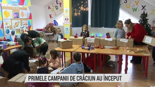 Primele campanii de Crăciun au început | VIDEO