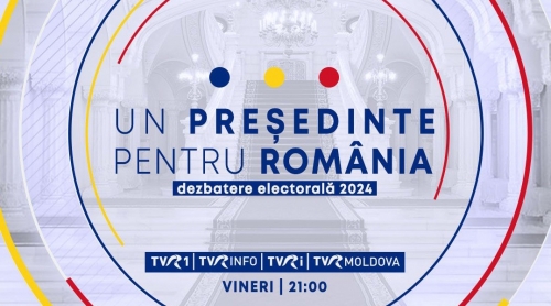 Telespectatorii din străinătate vor putea urmări dezbaterea „Un preşedinte pentru România 2024” la TVR Internaţional