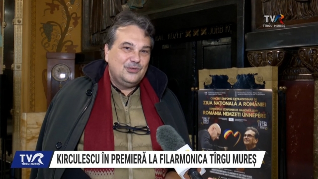 Kirculescu în premieră la Filarmonica Târgu Mureș | VIDEO