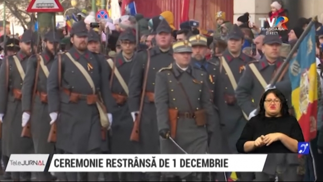 Ceremonie restrânsă de 1 Decembrie | VIDEO