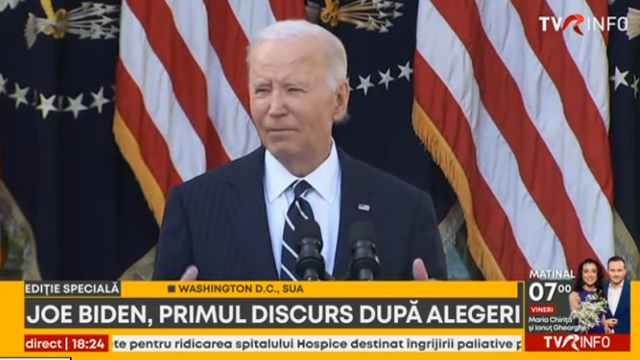 Joe Biden: Vom avea un transfer pașnic de putere 