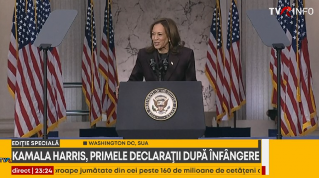 Kamala Harris: Accept rezultatele acestor alegeri