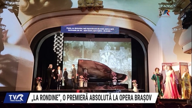 „La Rondine”, premieră absolută la Opera Brașov | VIDEO