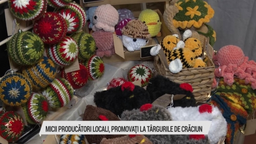 Micii producatori locali, promovați la Târgurile de Crăciun | VIDEO