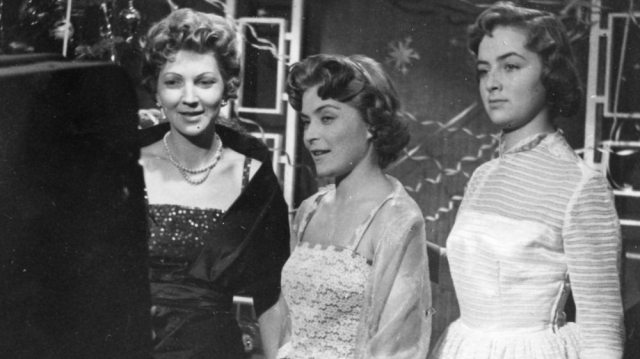 1960 - Revelion - Geta Perlea Ocheana, Cleo Stieber, Daniela Anencov - credit foto Arhiva TVR