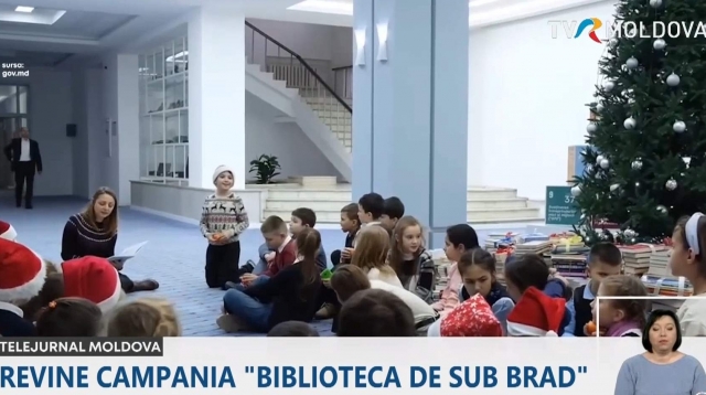 Revine campania „Biblioteca de sub brad” | VIDEO