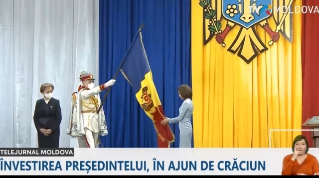 Ceremonia de învestire a preşedintelui ales, Maia Sandu, în ajun de Crăciun | VIDEO