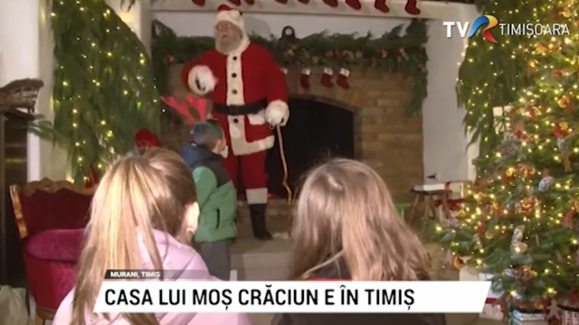 Casa lui Moș Crăciun în Timiș. O poveste de neuitat | VIDEO