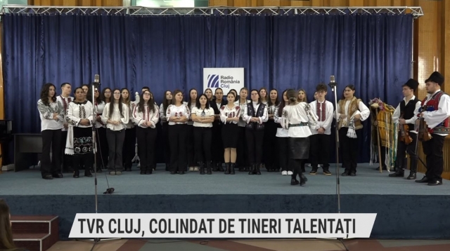 TVR Cluj, colindat de tineri talentați | VIDEO