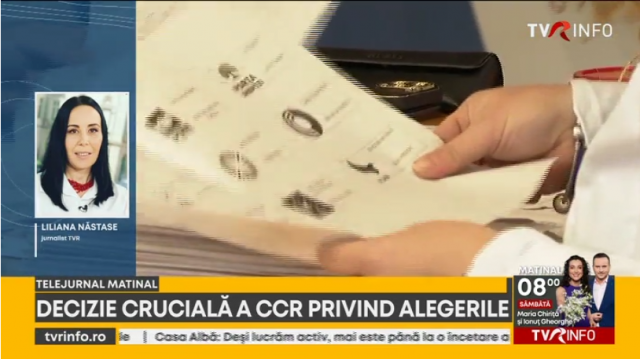 CCR a validat primul tur al alegerilor pentru președintele României