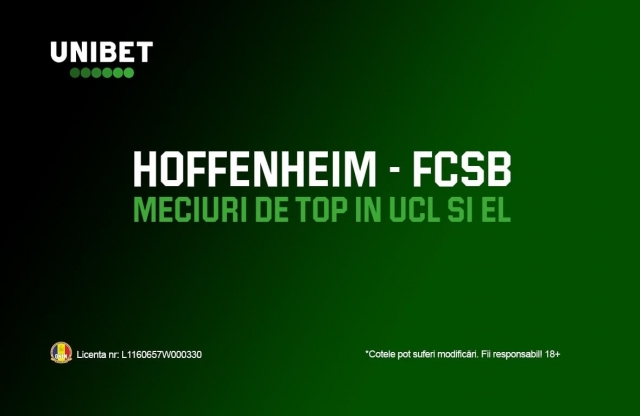 (P) FCSB vs Hoffenheim și alte meciuri de top 11-12 decembrie