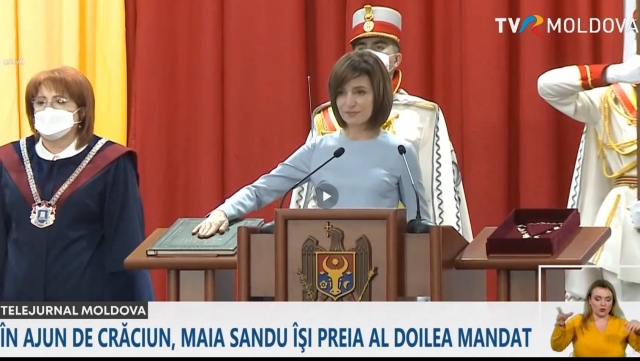 Ediţie specială, la TVR MOLDOVA: Ceremonia de învestire a Maiei Sandu în funcţia de președinte al Republicii Moldova | VIDEO