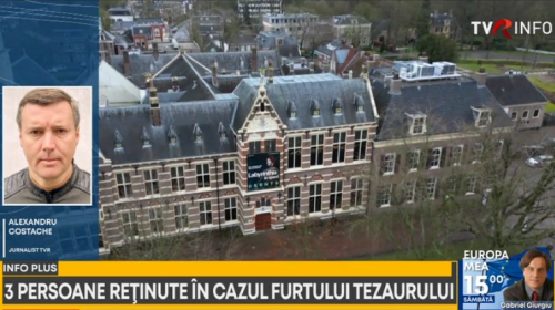 Trei cetăţeni olandezi, reținuți în cazul furtului tezaurului dacic