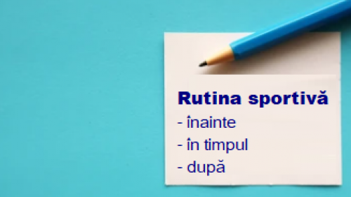 Dezvoltarea unei rutine eficiente la competiții și antrenamente pentru sportivi