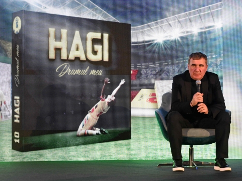 Ediţie specială în direct, la TVR Sport! „Hagi, Drumul meu”, un album născut din dragoste de fotbal