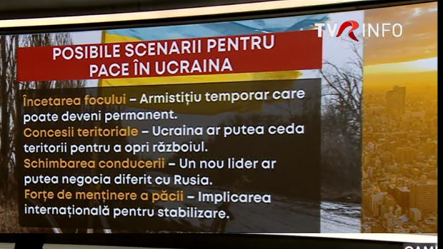 Scenarii pentru pacea din Ucraina