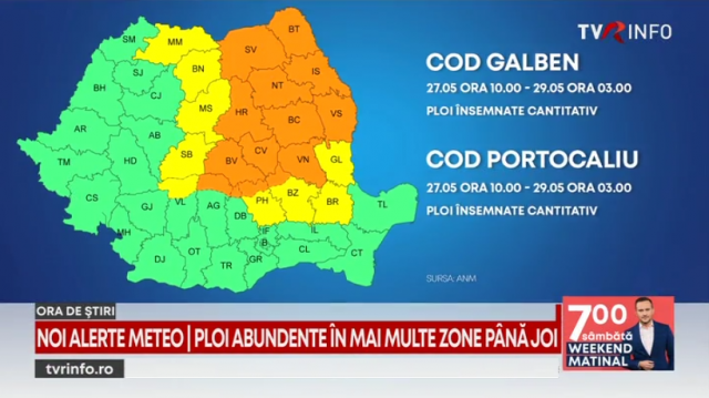 Coduri portocalii și roșii de vreme severă: autoritățile în alertă