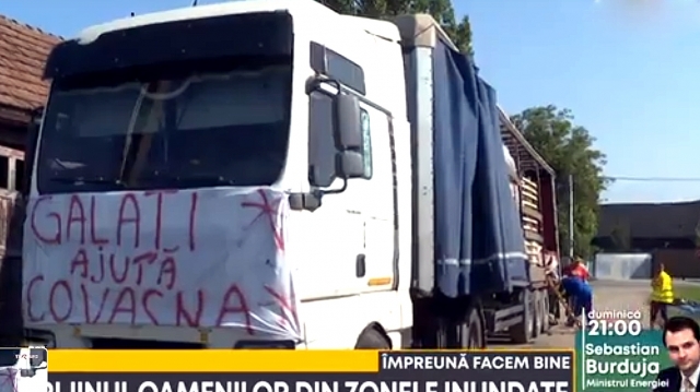 Alina Salanţi: „Un tir al solidarității care a plecat din sudul Moldovei către frații lor de suferință”
