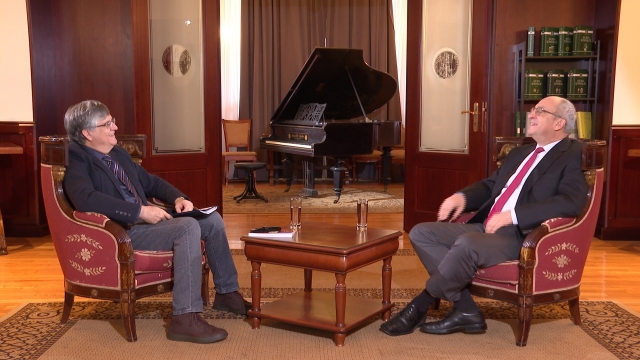 MEDICUL CARDIOLOG DRAGOŞ VINEREANU, INVITATUL ACADEMICIANULUI MIRCEA DUMITRU LA 