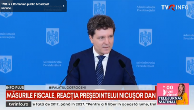 Nicușor Dan: Măsurile fiscale, o chestiune provizorie