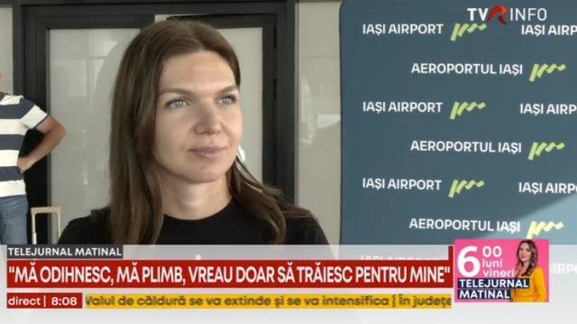 Simona Halep, meci demonstrativ la Concord Iași Open