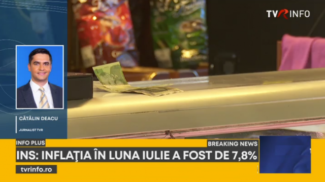 Inflația anuală ajunge la 7,8%