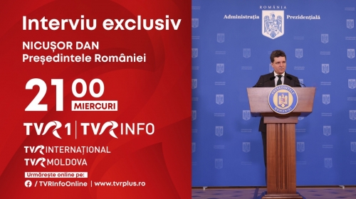 Exclusivitate TVR: interviu cu Președintele României, Nicușor Dan