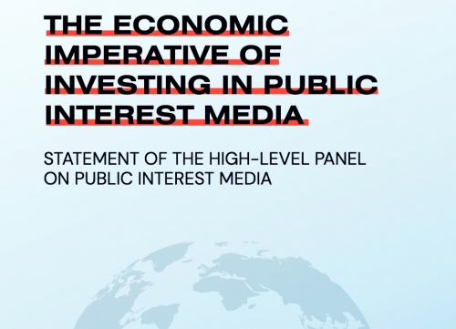 Investițiile în presa de interes public, o urgenţă economică globală